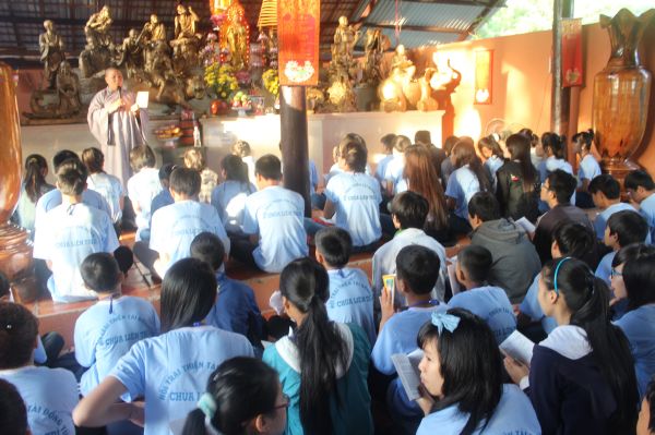 Đắc Lắc: Ngày sinh hoạt thứ hai của khóa tu Thiện Tài Đồng Tử