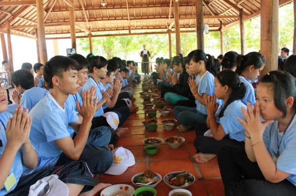 Đắc Lắc: Ngày sinh hoạt thứ hai của khóa tu Thiện Tài Đồng Tử