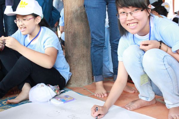 Hội thi vẻ tại khóa tu Thiện Tài Đồng Tử