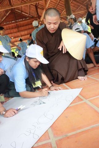 Hội thi vẻ tại khóa tu Thiện Tài Đồng Tử