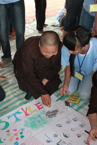 Hội thi vẻ tại khóa tu Thiện Tài Đồng Tử