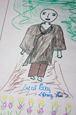 Hội thi vẻ tại khóa tu Thiện Tài Đồng Tử