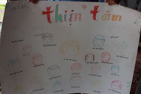 Hội thi vẻ tại khóa tu Thiện Tài Đồng Tử