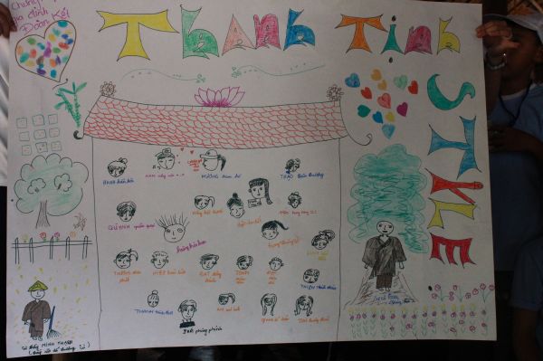 Hội thi vẻ tại khóa tu Thiện Tài Đồng Tử