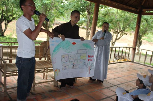 Hội thi vẻ tại khóa tu Thiện Tài Đồng Tử