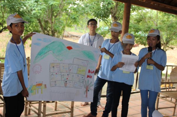 Hội thi vẻ tại khóa tu Thiện Tài Đồng Tử