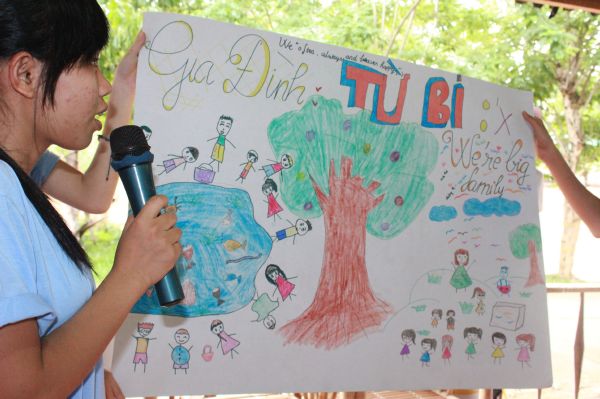 Hội thi vẻ tại khóa tu Thiện Tài Đồng Tử