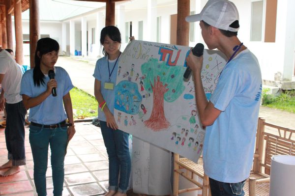 Hội thi vẻ tại khóa tu Thiện Tài Đồng Tử