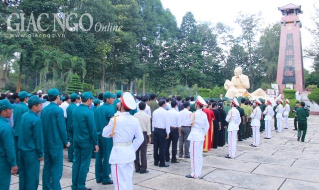 TP.HCM: Trọng thể Lễ tưởng niệm anh linh liệt sĩ tại Đền Bến Dược