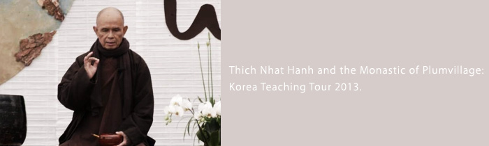 Thiền sư Thích Nhất Hạnh hoằng pháp tại Hàn Quốc