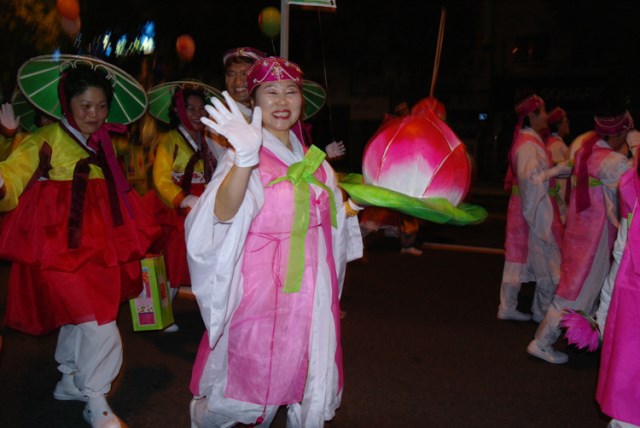 Hàn Quốc Phật giáo Thành phố Busan Lantern Festival kính mừng Phật đản