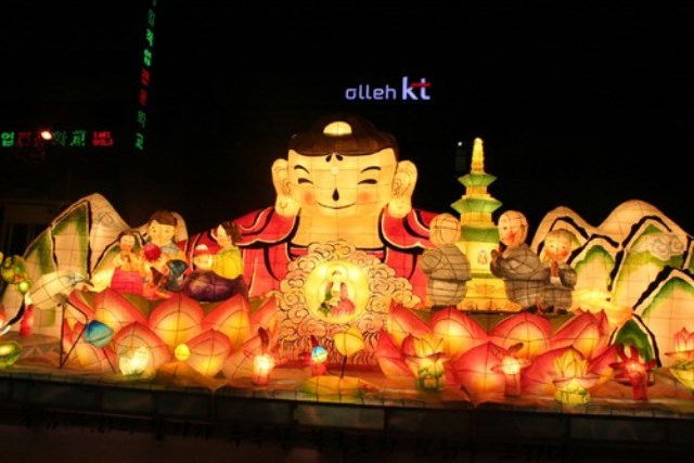 Hàn Quốc Phật giáo Thành phố Busan Lantern Festival kính mừng Phật đản