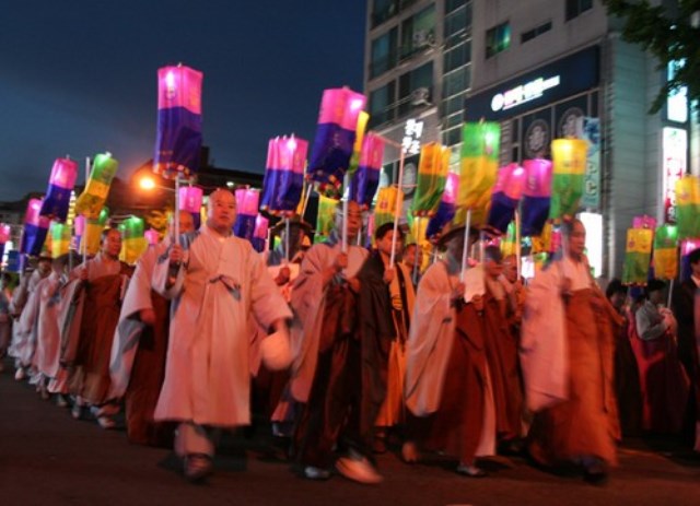 Hàn Quốc Phật giáo Thành phố Busan Lantern Festival kính mừng Phật đản