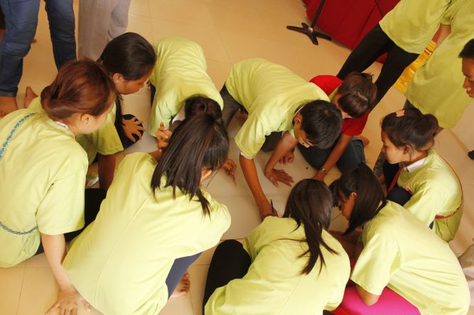 Đồng Tháp: Tự họa về mái nhà của hội trại hiểu và thương