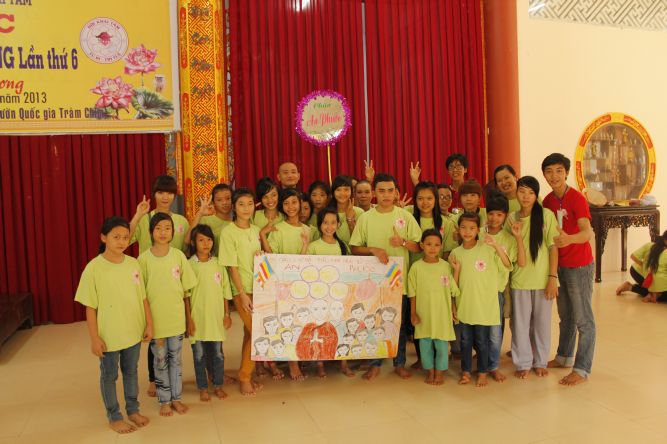 Đồng Tháp: Tự họa về mái nhà của hội trại hiểu và thương