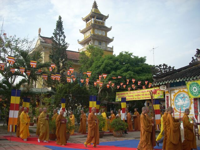 Đồng Tháp: Giới đàn Vĩnh Tràng truyền giới Tỳ Kheo