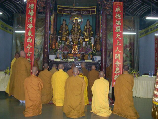 Đồng Tháp: Giới đàn Vĩnh Tràng truyền giới Tỳ Kheo