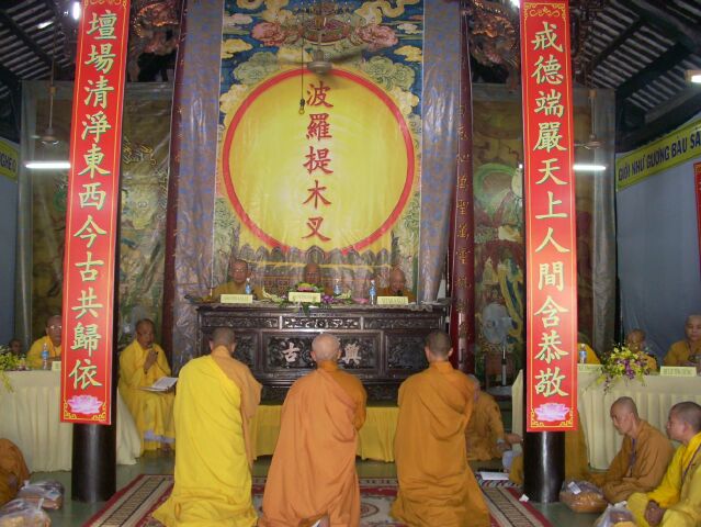 Đồng Tháp: Giới đàn Vĩnh Tràng truyền giới Tỳ Kheo