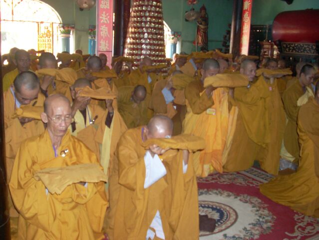 Đồng Tháp: Giới đàn Vĩnh Tràng truyền giới Tỳ Kheo