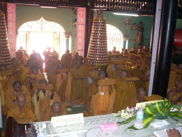 Đồng Tháp: Giới đàn Vĩnh Tràng truyền giới Tỳ Kheo