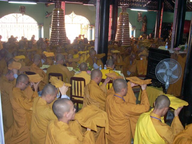 Đồng Tháp: Giới đàn Vĩnh Tràng truyền giới Tỳ Kheo