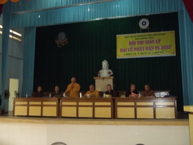 Tiền Giang: Khai mạc hội thi giáo lý và tọa đàm hướng về ngày Phật đản PL. 2557