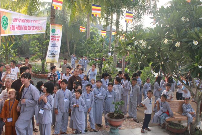Tiền Giang: Khai mạc khóa tu mùa hè “Vươn tới những ước mơ”