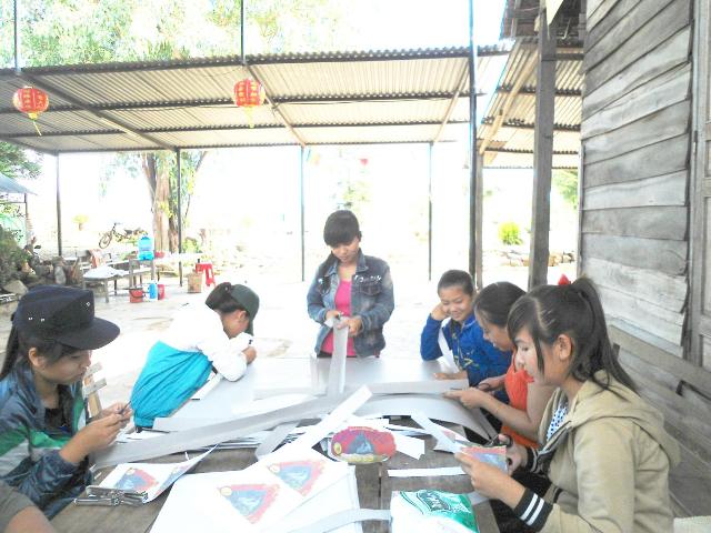 Công tác chuẩn bị khai mạc khóa tu hè 2013 Chùa linh Quang ĐăkNông