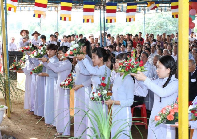 Đắk Lắk: Lễ đặt đá xây dựng Niệm Phật đường Thiện Minh