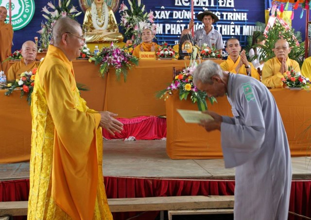 Đắk Lắk: Lễ đặt đá xây dựng Niệm Phật đường Thiện Minh