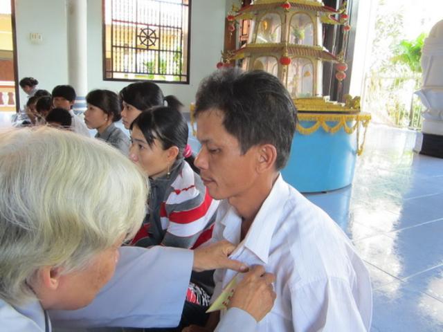 Chùa Đức Hòa tổ chức lễ Quy y nhân mùa Vu lan PL. 2557