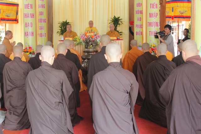 Giới đàn Nghệ Tĩnh thành công viên mãn