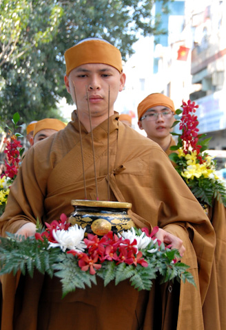 Cung thỉnh pháp tướng di ảnh cố HT. Thích Nhật Quang thăm chùa Thiện Mỹ