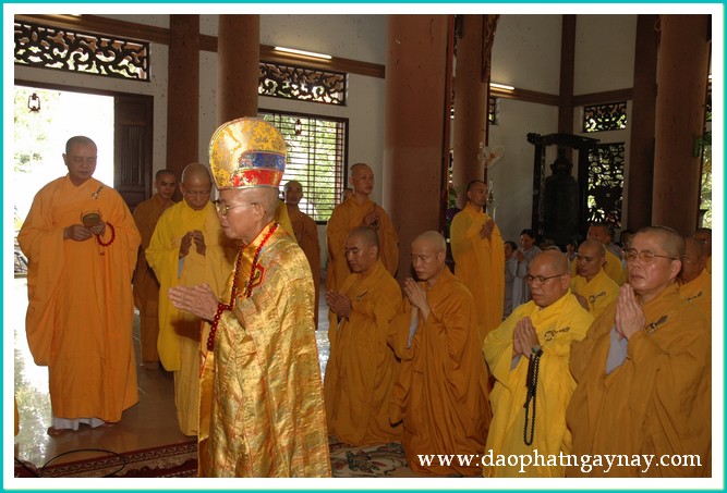 TP. HCM: Lễ Tiểu tường Cố ĐLHT. Thích Minh Châu - Lễ khai kinh