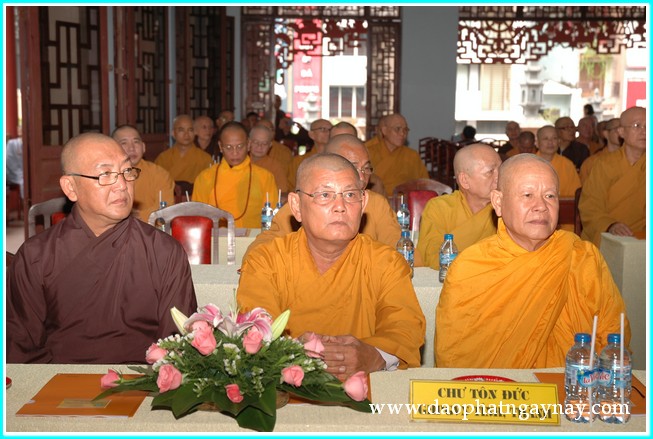 TP. HCM: Lễ công bố quyết định chuẩn y nhân sự Ban Kiểm Soát TƯ GHPGVN nhiệm kỳ VII (2012 - 2017)