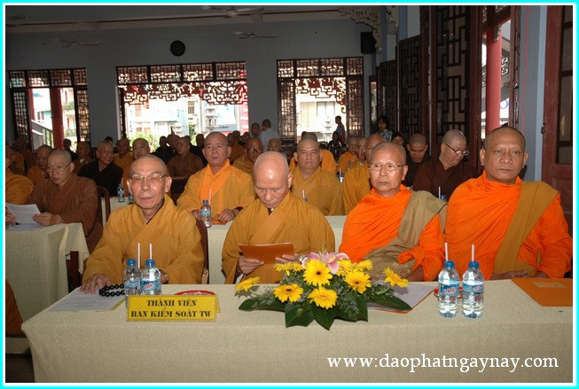 TP. HCM: Lễ công bố quyết định chuẩn y nhân sự Ban Kiểm Soát TƯ GHPGVN nhiệm kỳ VII (2012 - 2017)