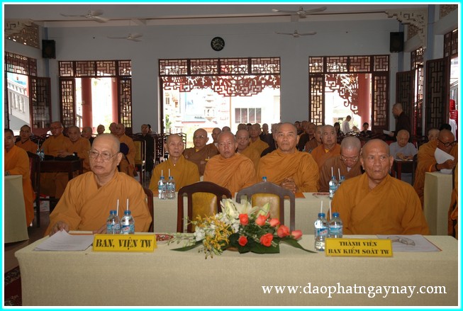 TP. HCM: Lễ công bố quyết định chuẩn y nhân sự Ban Kiểm Soát TƯ GHPGVN nhiệm kỳ VII (2012 - 2017)