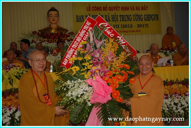 Lễ ra mắt nhân sự Ban Từ thiện Xã hội TW nhiệm kỳ VII (2012-2017)