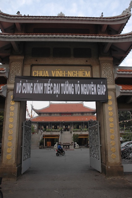 GHPGVN TP. HCM tưởng niệm tang lễ Đại tướng Võ Nguyên Giáp