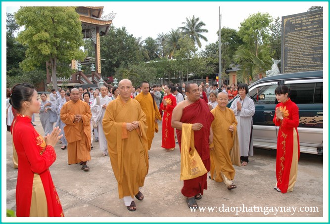Bình Dương: Tiếp đón phái đoàn Phật giáo quốc tế
