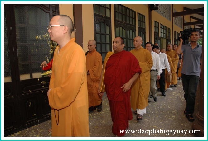 Bình Dương: Tiếp đón phái đoàn Phật giáo quốc tế