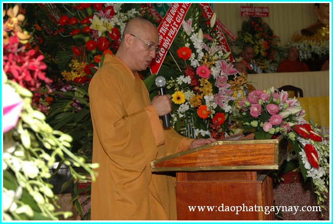 TP. HCM: Lễ công bố quyết định chuẩn y nhân sự Ban Kiểm Soát TƯ GHPGVN nhiệm kỳ VII (2012 - 2017)