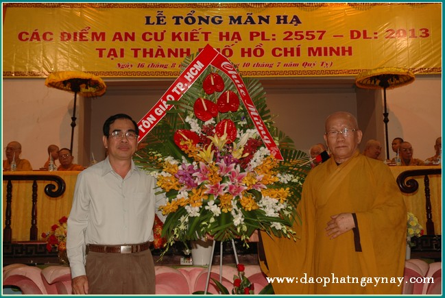 TP. HCM: Lễ tổng mãn hạ các điểm An Cư Kiết Hạ PL. 2557