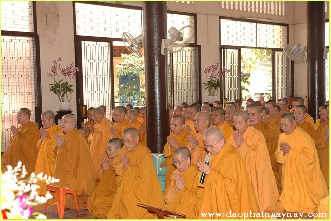 TP. HCM: Lễ Giải Chế An Cư tại hạ trường tịnh xá Ngọc Phương PL. 2557