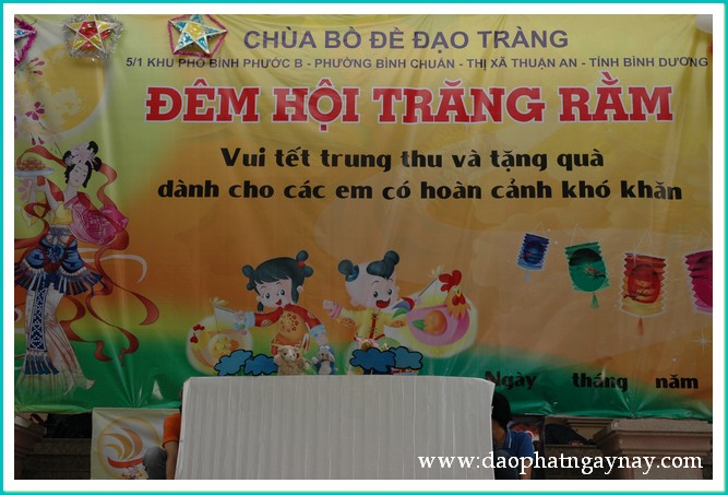 Bình Dương: Đêm hội trăng rằm dành cho các em có hoàn cảnh khó khăn