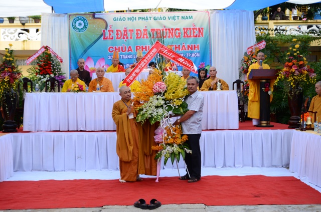 TP. HCM: Lễ đặt đá xây dựng đại hùng bảo điện chùa Phước Thành - Bình Thạnh