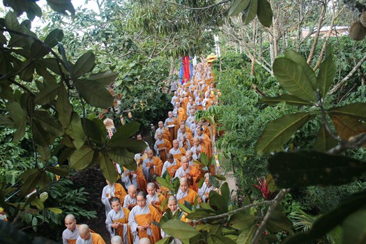 Hình Ảnh Cung Thỉnh Linh Mô Ni Trưởng Hải Triều Âm Tham Phật Yết Tổ