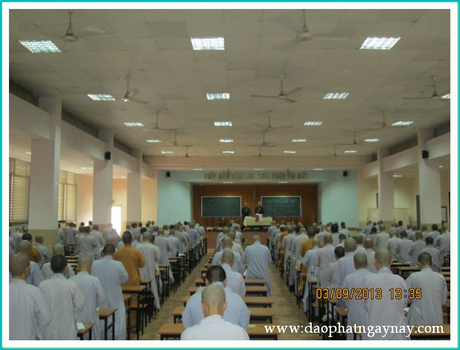 TP. HCM: Tăng Ni sinh hệ Trung Cao Phật học thi học kỳ I-II