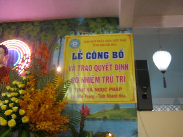 Khánh Hòa: Lễ Công bố và trao quyết định bổ nhiệm Trú trì Tịnh xá Ngọc Pháp