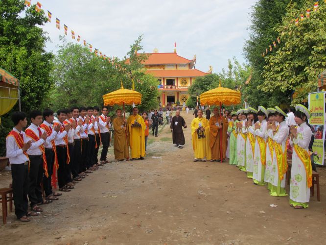 Đồng Tháp: Trọng thể đại lễ Lạc thành chùa Quê Hương